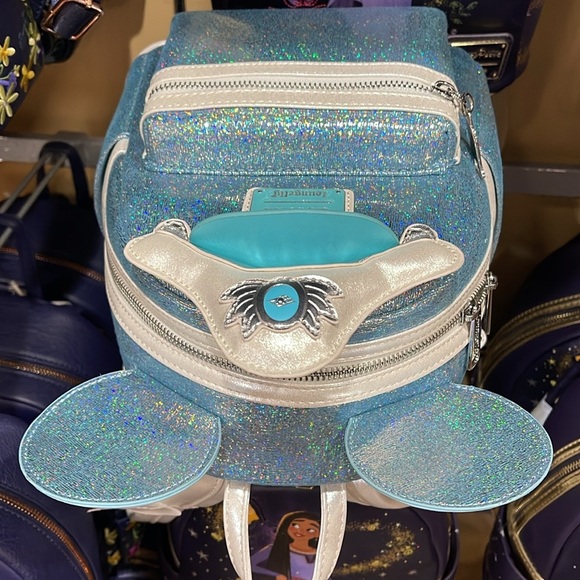 Disney Cruise Line Loungefly Mini Backpack - 25th Anniversary - Shimmering Seas - Picture 6 of 16